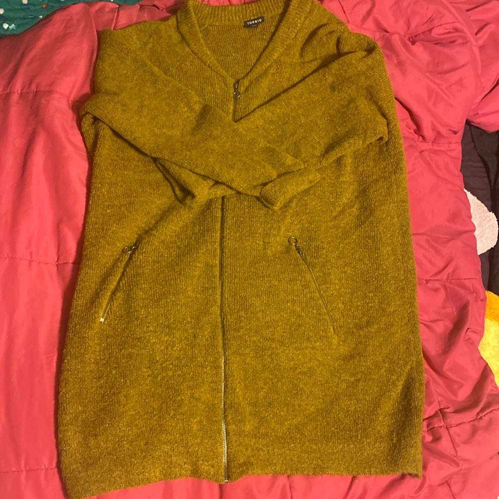 Torrid Dark Yellow Sweater